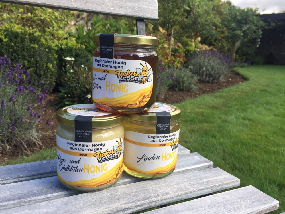 Lindenhonig, Wald- und Blütenhonig, Raps- und Obstblütenhonig